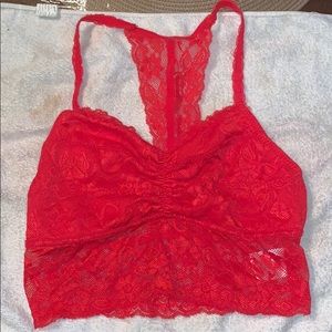 Red Crossover Bralette